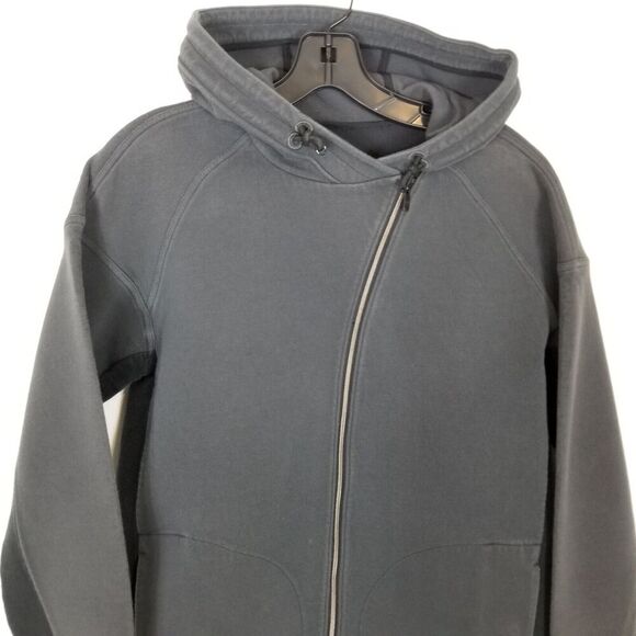 Lululemon Women In Orbit Jacket Hooded Sz 4 Graphite Grey Athletic Casual - Picture 2 of 8